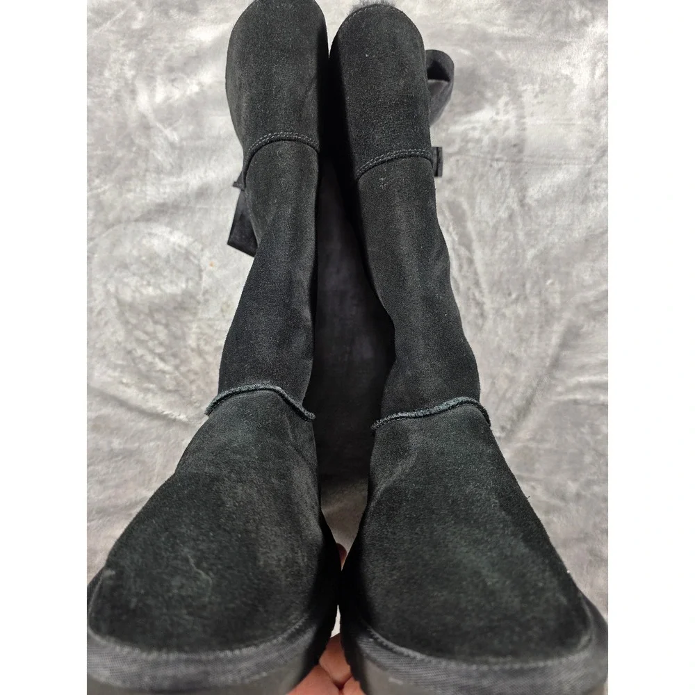 Koolaburra by UGG Andrah Tall Boots Women Size‎ 7 Black Suede 1105791